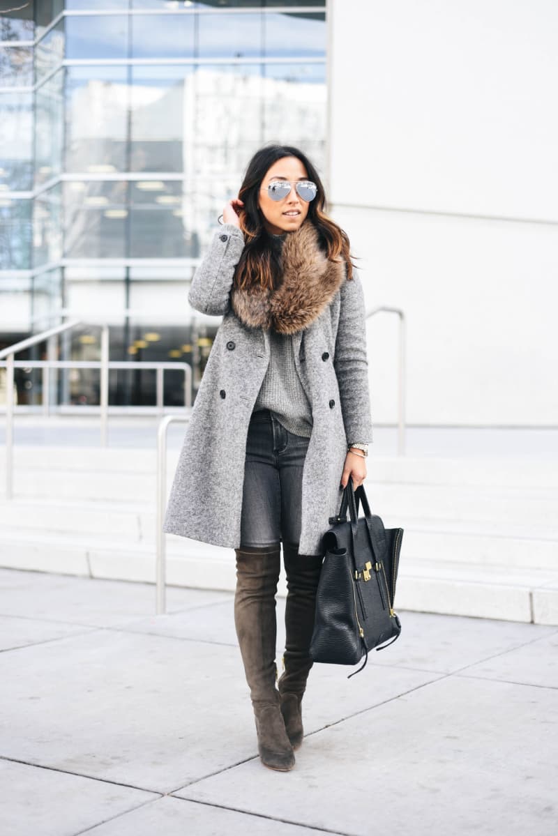 over the knee boots outfit