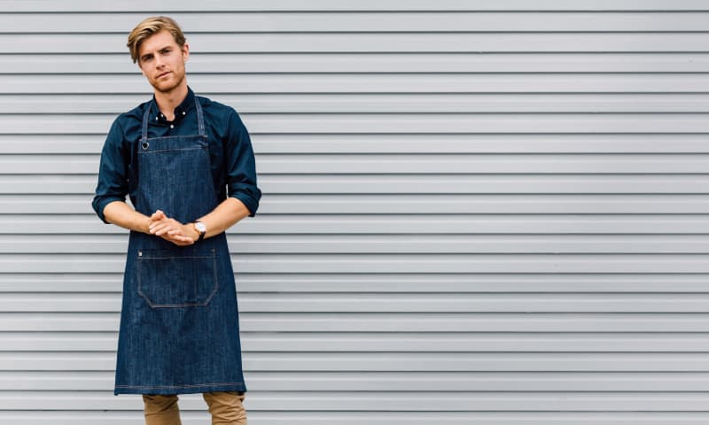 adjustable bib apron