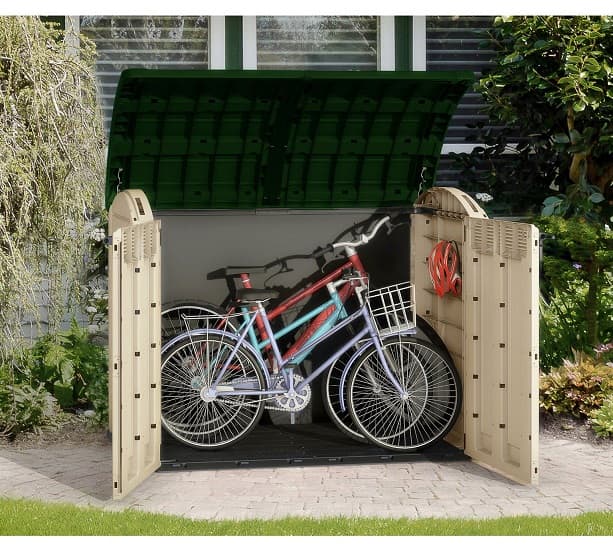 Bikes in Bike Sheds Storage