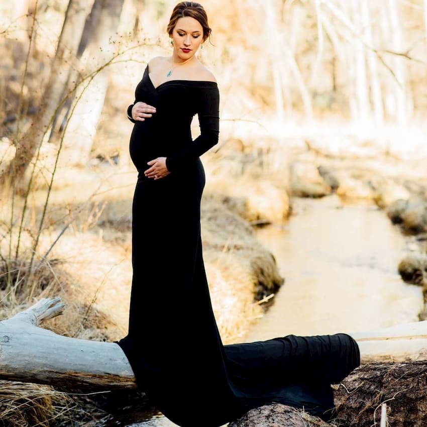 Maternity Dresses black
