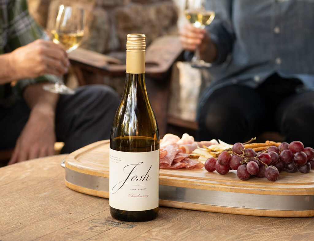 chardonnay white wine celebrating