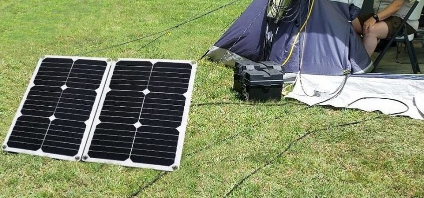 portable solar panel for camping