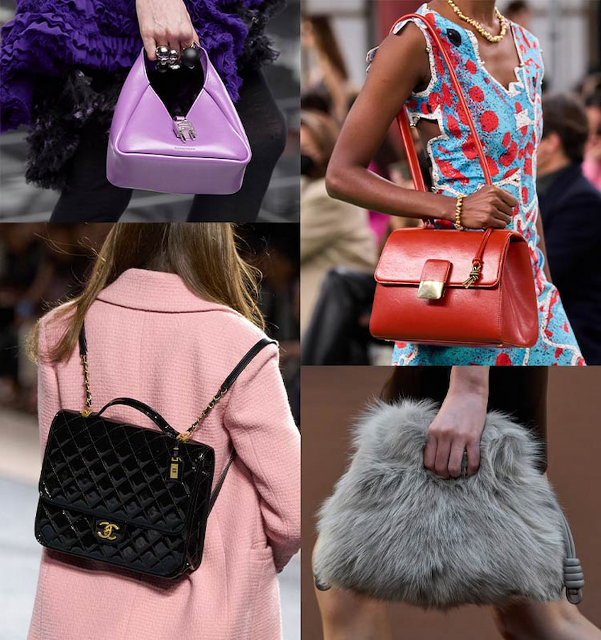 colorful handbags