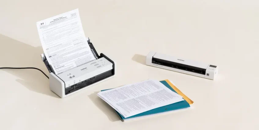 Portable document scanner