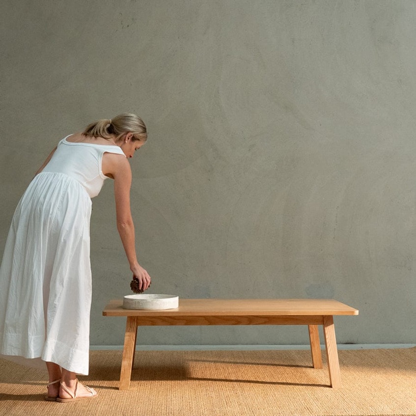 Mari Oak Coffee Table