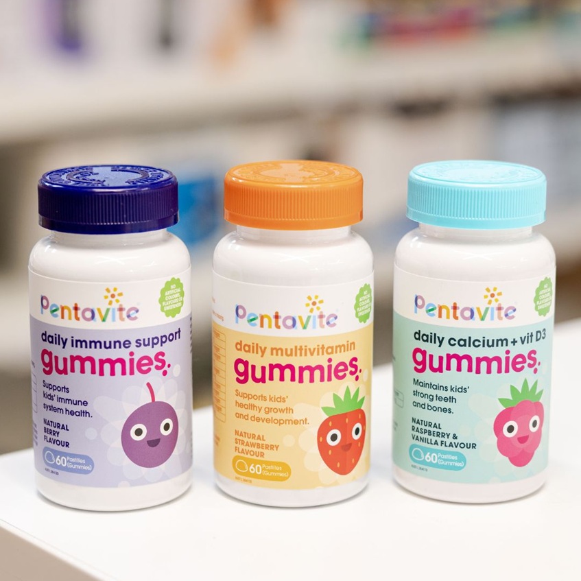 Pentavite Daily Multivitamin Kids 60 Gummies